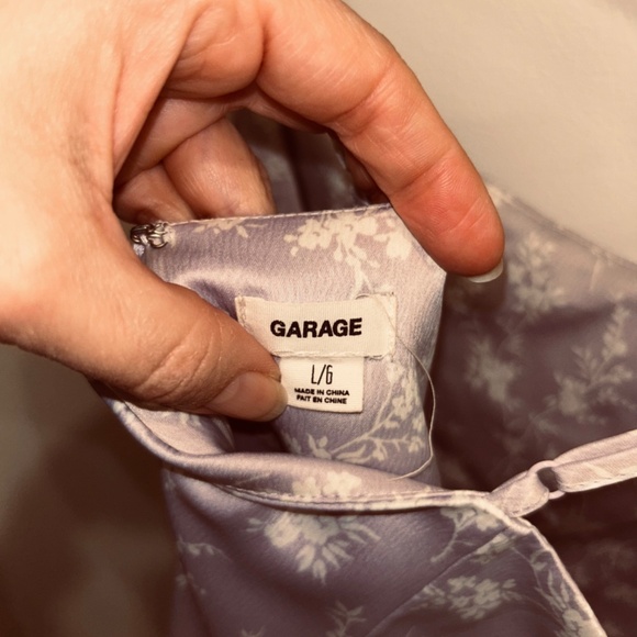 Purple Satin Slip Dress - Picture 3 of 3